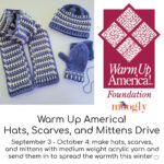 Warm Up America! & Moogly Hats, Scarves, and Mittens Drive!