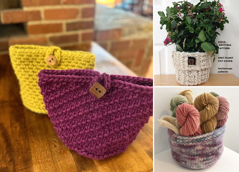 Versatile Knitting Basket and Container Patterns for Storing – Versatile Knitting Basket and Container Patterns for Storing –