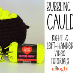 Bubbling Crochet Cauldron with Lid Tutorial