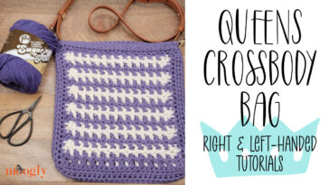 Queens Crossbody Bag Tutorial on Moogly