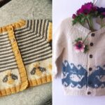 Cute Knitted Colorwork Cardis –