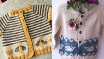 Cute Knitted Colorwork Cardis –