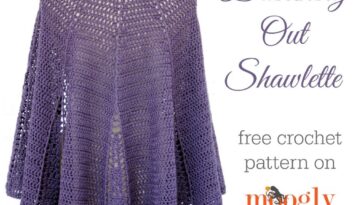 Branching Out Shawlette – Free Crochet Pattern on Moogly