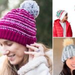 Trendy Pom Pom Crochet Beanies