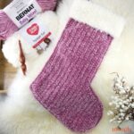 Velvet and Fur Christmas Stocking