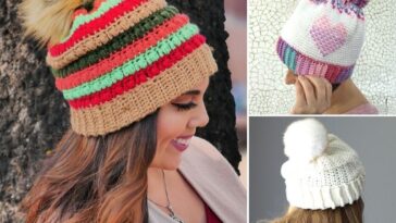 Beautiful Warm Winter Crochet Beanies