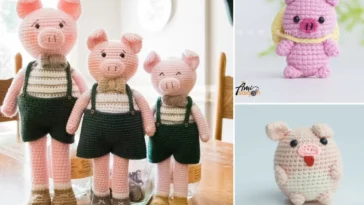 Funny and Cute Crochet Pigs Amigurumi with Free Patterns –