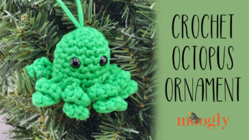 Crochet Octopus Ornament – Free Pattern on Moogly