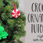 Acorn, Peppermint Candy and Octopus Crochet Ornaments Tutorial