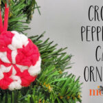 Crochet Peppermint Candy Ornament Free Pattern on Moogly