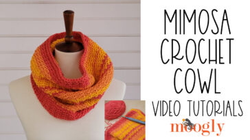 Mimosa Crochet Cowl Tutorial – moogly