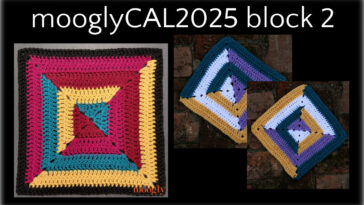 MooglyCAL2025 Block 2 Courtesy of Linda Dean Crochet