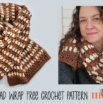 Rocky Road Wrap – Free Crochet Pattern on Moogly