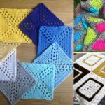 Cluster Granny Square Crochet Afghan Ideas