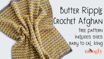 Butter Ripple Crochet Afghan – moogly