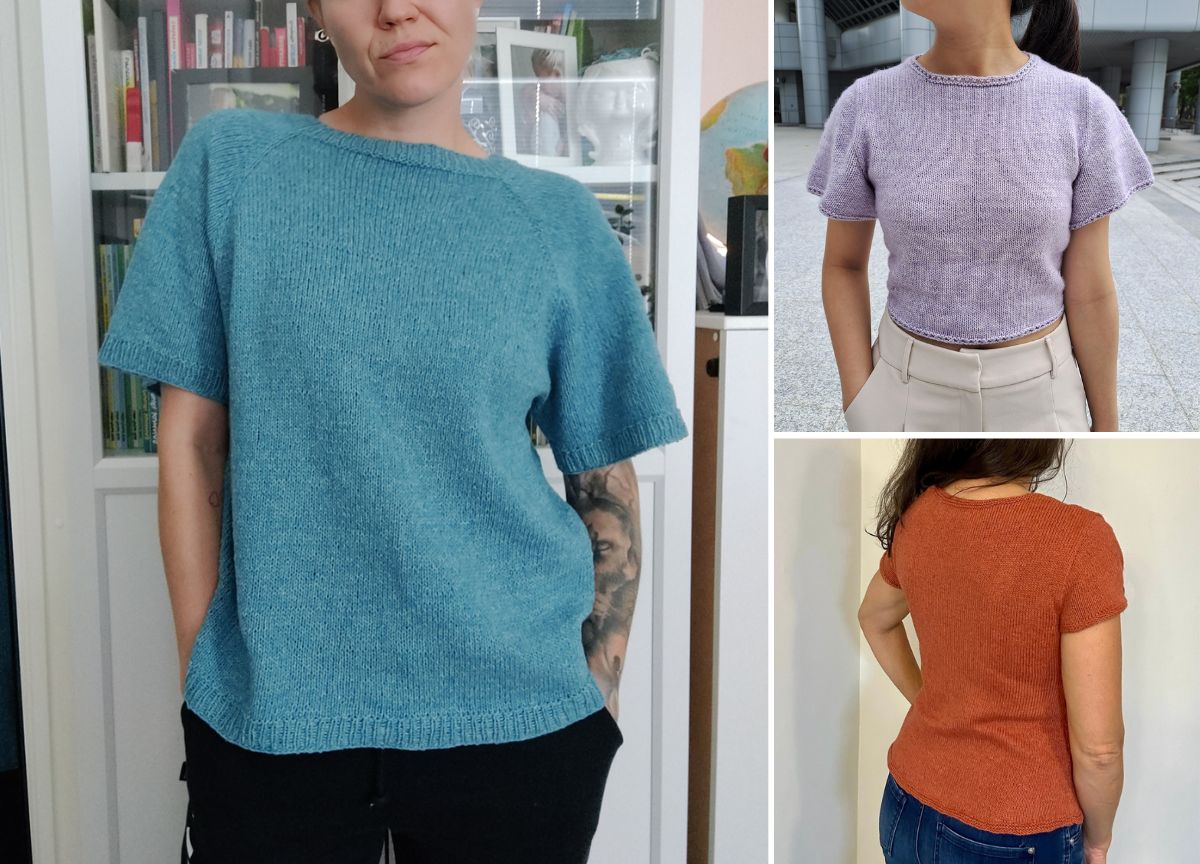Free Knit Tee Patterns – Light & Stylish Tops for Any Season – Free Knit Tee Patterns – Light & Stylish Tops for Any Season –