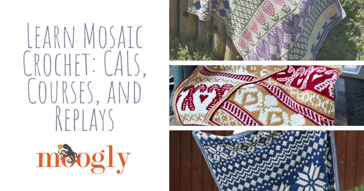 Learn Mosaic Crochet: CALs, Courses, and Replays