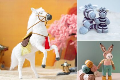 Free Amigurumi Horse Crochet Patterns with Zebras and Donkeys –