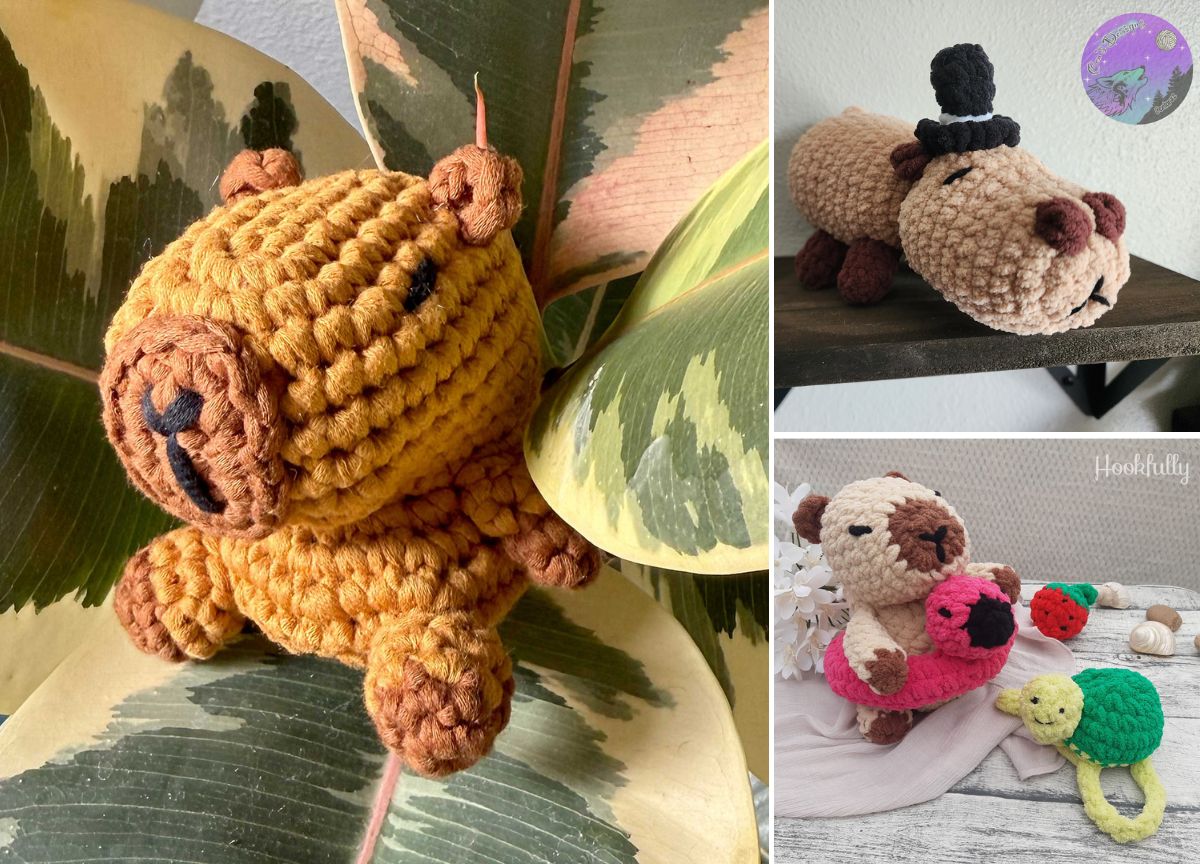 Free Crochet Capybara Amigurumi Patterns for Cuteness Fans –