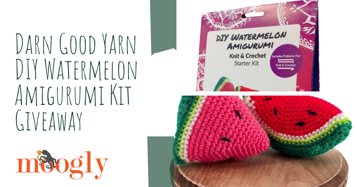 Darn Good Yarn DIY Watermelon Amigurumi Kit Giveaway