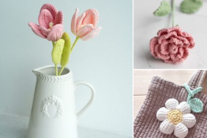 Free Crochet Flower Patterns for Bouquets and Decor – Free Crochet Flower Patterns for Bouquets and Decor –