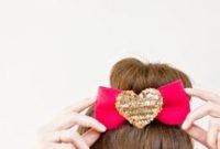 DIY Sequin Heart Hair Bows Tutorial — Sparkling Handmade Accessories