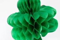 Shamrock Honeycomb Crafts: DIY Paper Decorations for St. Patrick’s Day