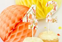 DIY Splatter Paint Cake Toppers for Your Next Celebration