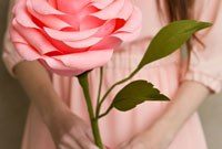 How to Make Giant Crepe Paper Roses for Decorations
