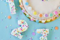 DIY Confetti Marshmallow Number Cakes (Giveaway Closed)