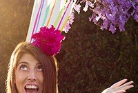 How to Make Fresh Flower Crowns for Parties