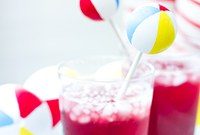 DIY Beach Ball Drink Stirrers: Fun Tropical Cocktail Picks