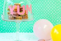 DIY Stenciled Cake Dome Tutorial: Paint and Personalize Your Glass Cloche