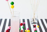 DIY Gumball Drink Stirrers: Homemade Candy Cocktail Picks