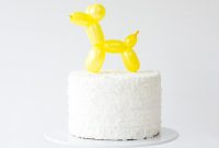 DIY Balloon Animal Cake Topper Ideas for Party Cakes