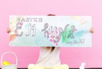 Printable Easter Egg Hunt Banner Template — Free Download