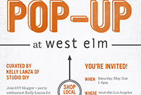 Etsy Pop-Up at West Elm Curated by Studio DIY