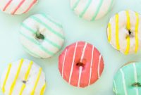 Striped Donuts: Delicious Glazed and Chocolate Layer Ideas