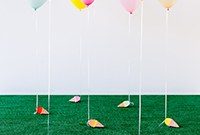 DIY Ice Cream Cone Balloon Weights Tutorial for Parties