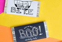 Halloween Chocolate Bar Wrappers: Free Printable Designs