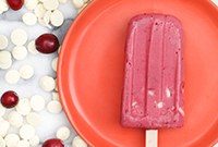 White Chocolate Cranberry Ice Cream Pops Recipe