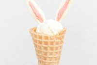 How to Make Bunny Ear Ice Cream Cones: Cute Spring Dessert Tutorial
