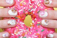 DIY Donut Nail Decals: Fun Printable Nail Art Designs