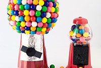 DIY Pumpkin Gumball Machine Decoration for Fall Parties