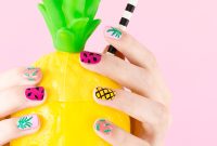 Tropical Fruit Nail Art Tutorial: Step-by-Step DIY Manicure