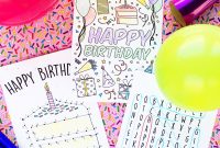 Printable Birthday Cards for Kids — Free Templates to Customize