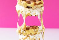 Fluffernutter Waffle Sandwich Recipe: Peanut Butter & Marshmallow Delight