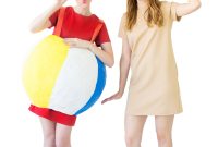 DIY Palm Tree and Beach Ball Halloween Costume Ideas