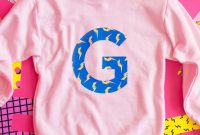 Custom Monogram Sweatshirts: DIY Graphic Initial Design Guide