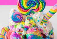 Unicorn Blondie Sundaes Recipe: Colorful Ice Cream Dessert Tutorial